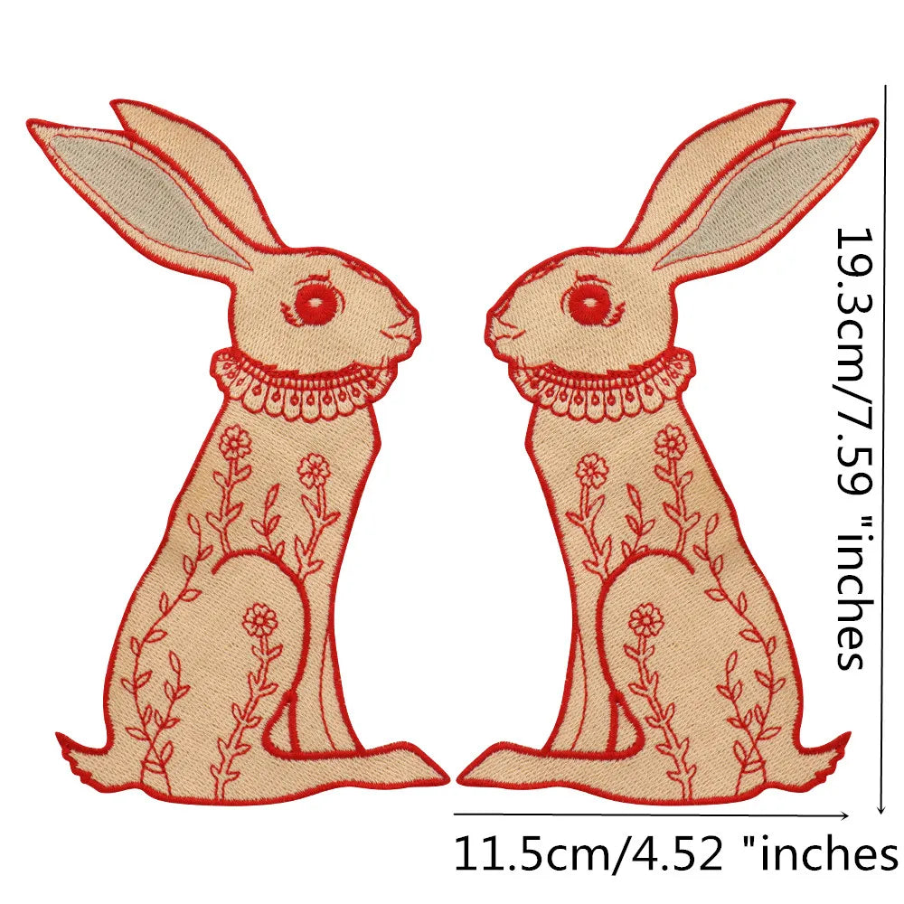 Cute Animal Embroidered Sew-On Patches