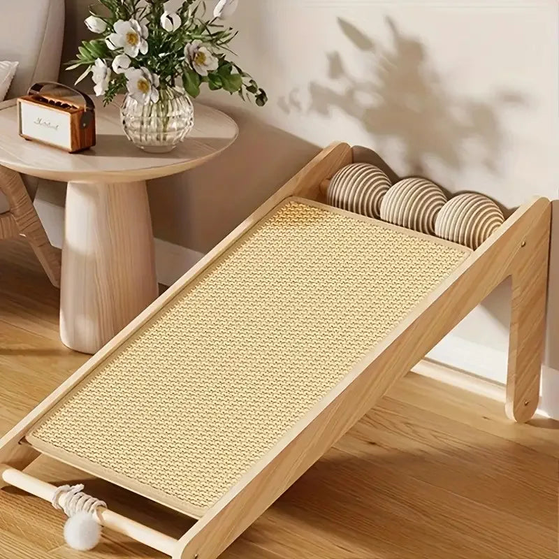 Durable Sisal Cat Scratcher Pad with Adhesive Backing