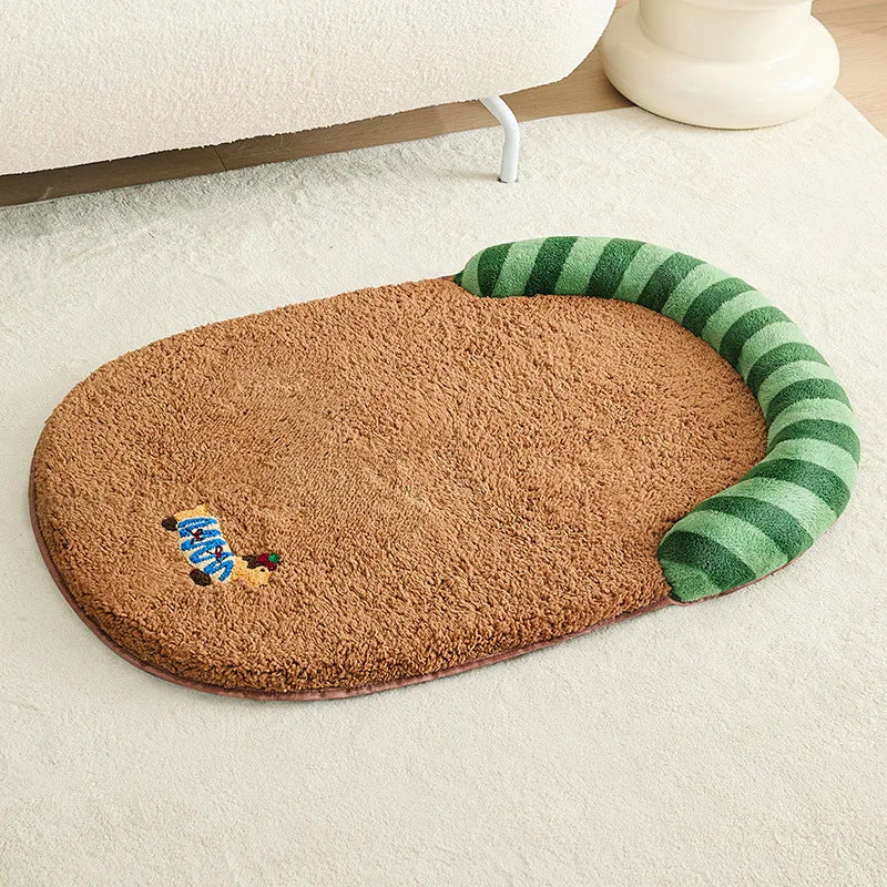 Soft Fleece Pet Bed Mat for Cats & Small Dogs