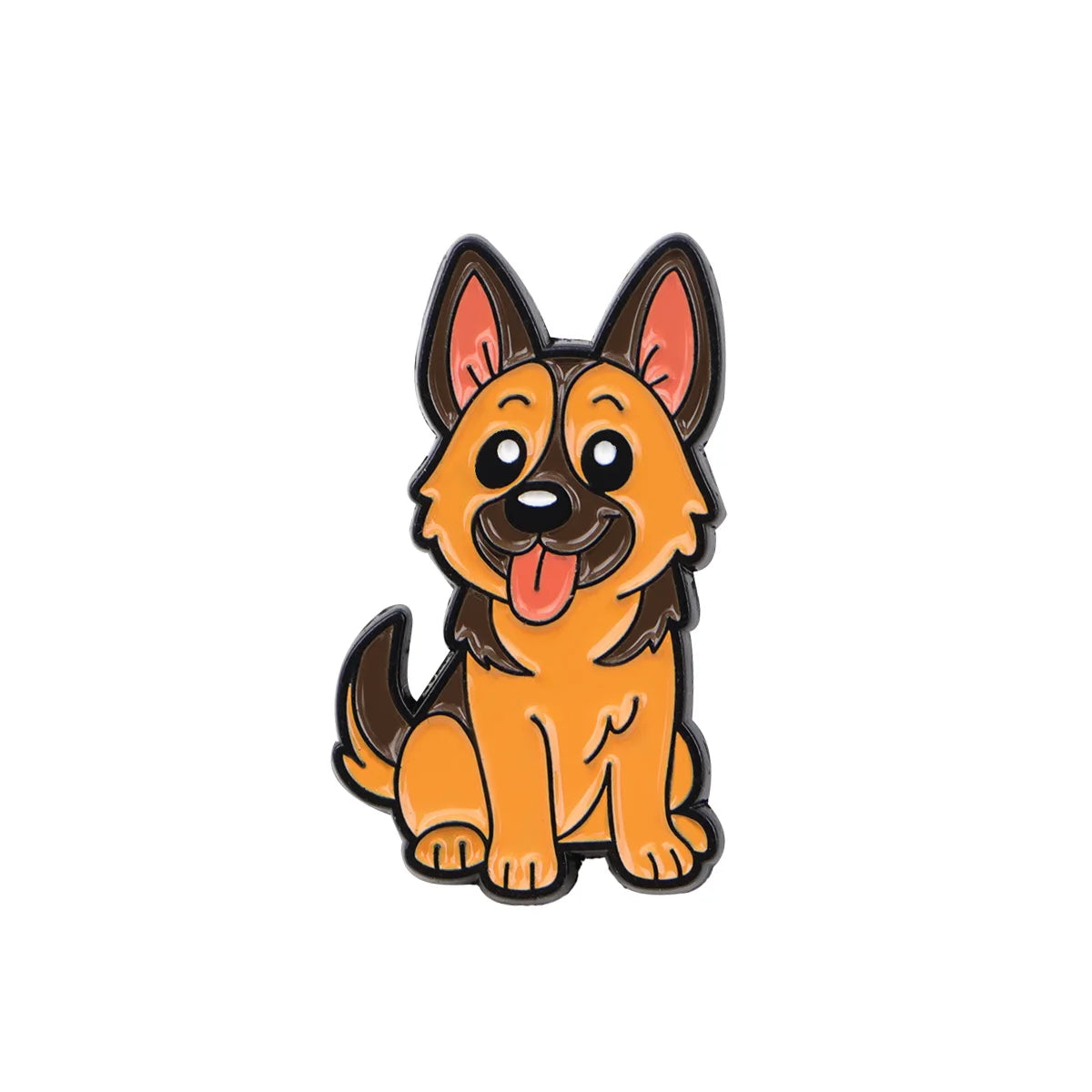 Cute Cartoon Dog Enamel Lapel Pins