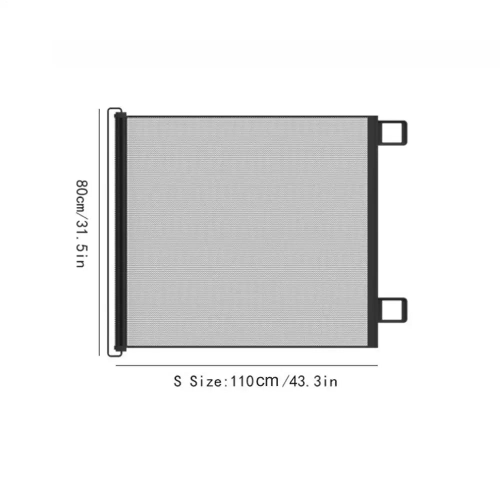 Retractable Pet Mesh Safety Gate for Dogs, Cats & Kids