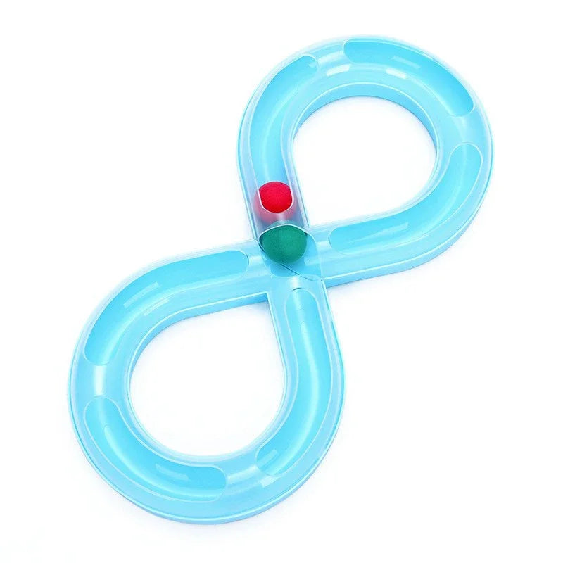 Interactive Turntable Cat Toy – Self-Entertaining Orbital Ball