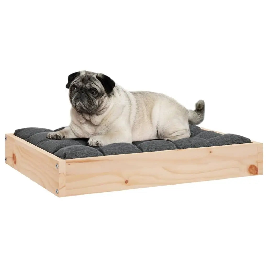 Solid Pine Wood Dog Bed Frame (24.2" x 19.3")
