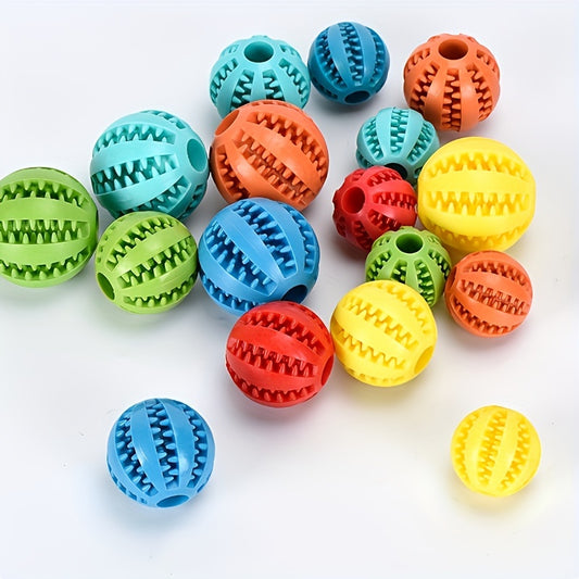 Reflective TPR Rope Ball Dog Toy for Fetch & Dental Care
