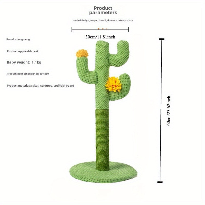 Cactus Cat Scratching Post & Climbing Toy
