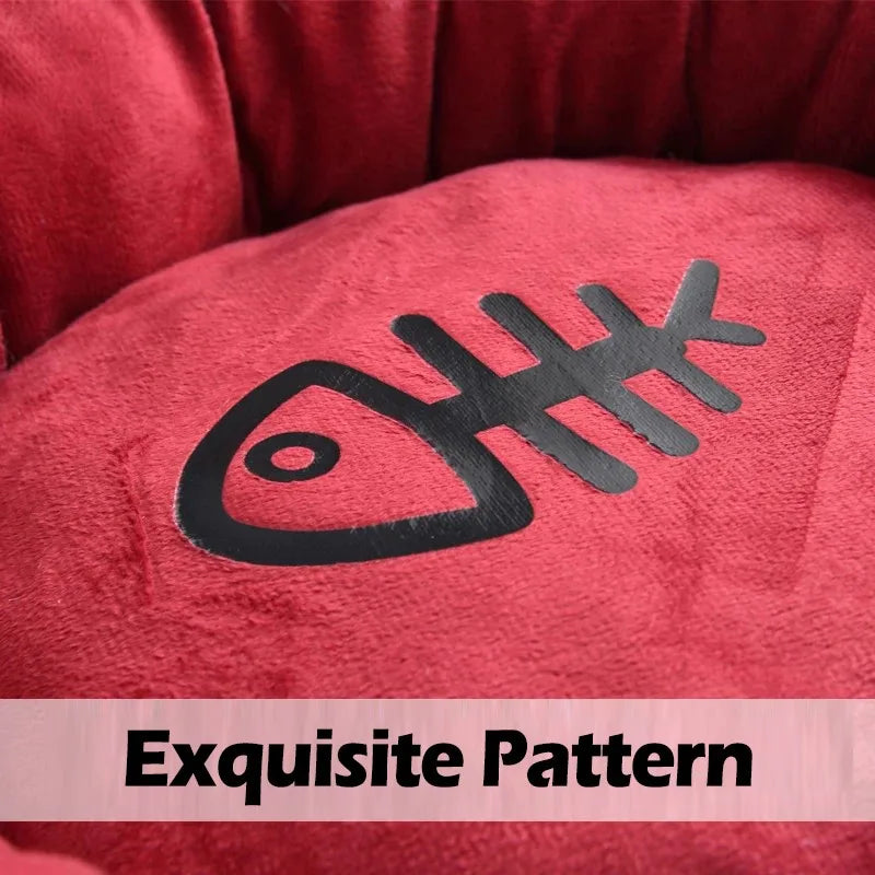 Breathable Cotton Pet Cushion Bed for Cats & Small Dogs