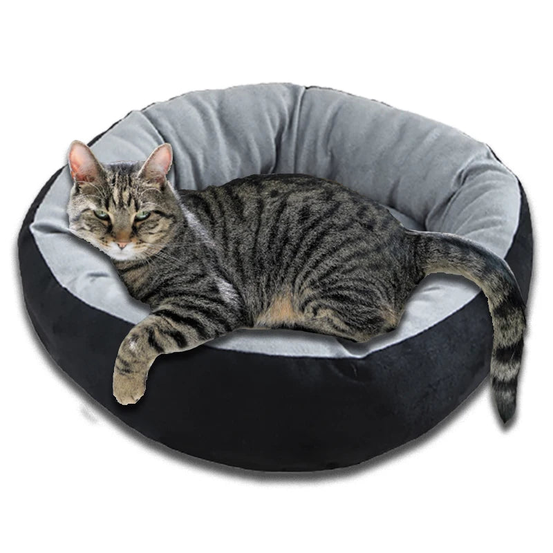Breathable Cotton Pet Cushion Bed for Cats & Small Dogs