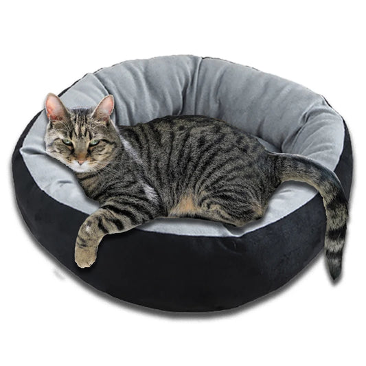 Breathable Cotton Pet Cushion Bed for Cats & Small Dogs