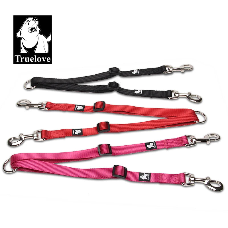TRUELOVE Double Dog Leash TLL2372 – Reflective No-Tangle Coupler for Two Dogs