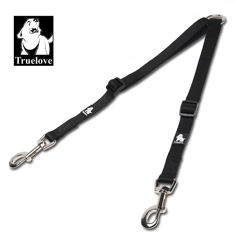 TRUELOVE Double Dog Leash TLL2372 – Reflective No-Tangle Coupler for Two Dogs