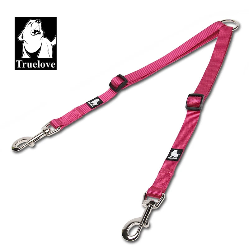 TRUELOVE Double Dog Leash TLL2372 – Reflective No-Tangle Coupler for Two Dogs