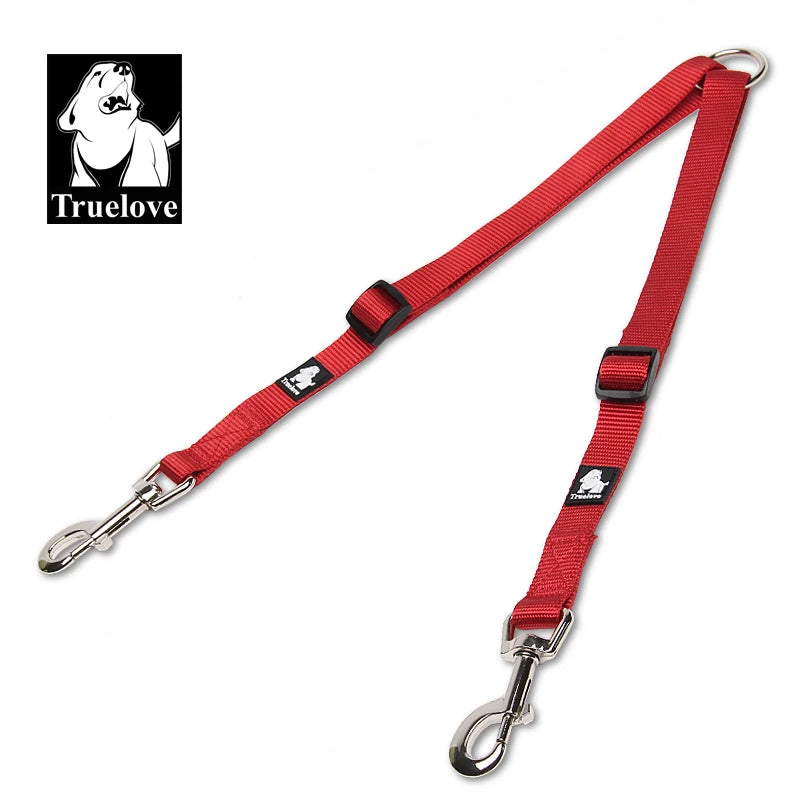 TRUELOVE Double Dog Leash TLL2372 – Reflective No-Tangle Coupler for Two Dogs