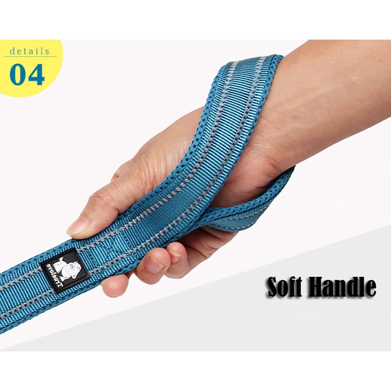 TRUELOVE Reflective Dog Leash TLL2111 – Soft Padded Nylon Training Leash (110 cm)