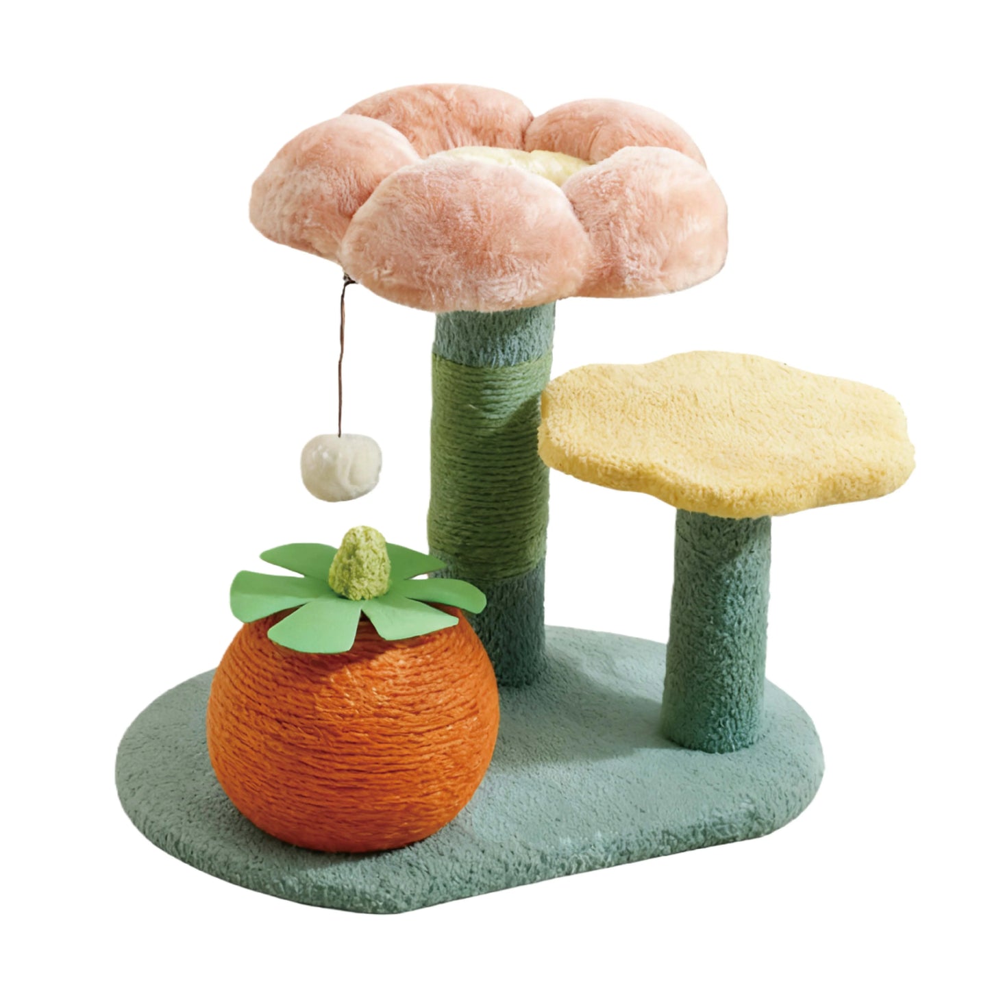 Purple Eggplant-Shaped Cat Scratching Post with Sisal Pad