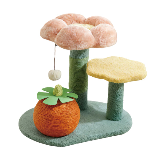 Purple Eggplant-Shaped Cat Scratching Post with Sisal Pad