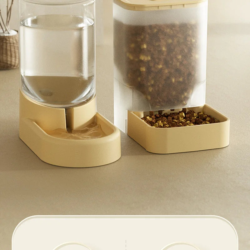 HOOPET Automatic Pet Feeder & Water Dispenser for Dogs & Cats