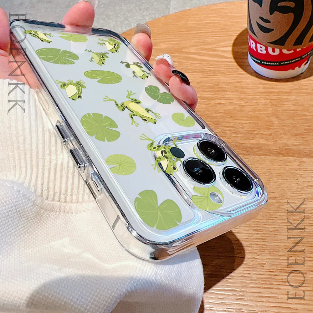 Cute Animals Transparent iPhone Case – Soft TPU Shockproof Phone Cover