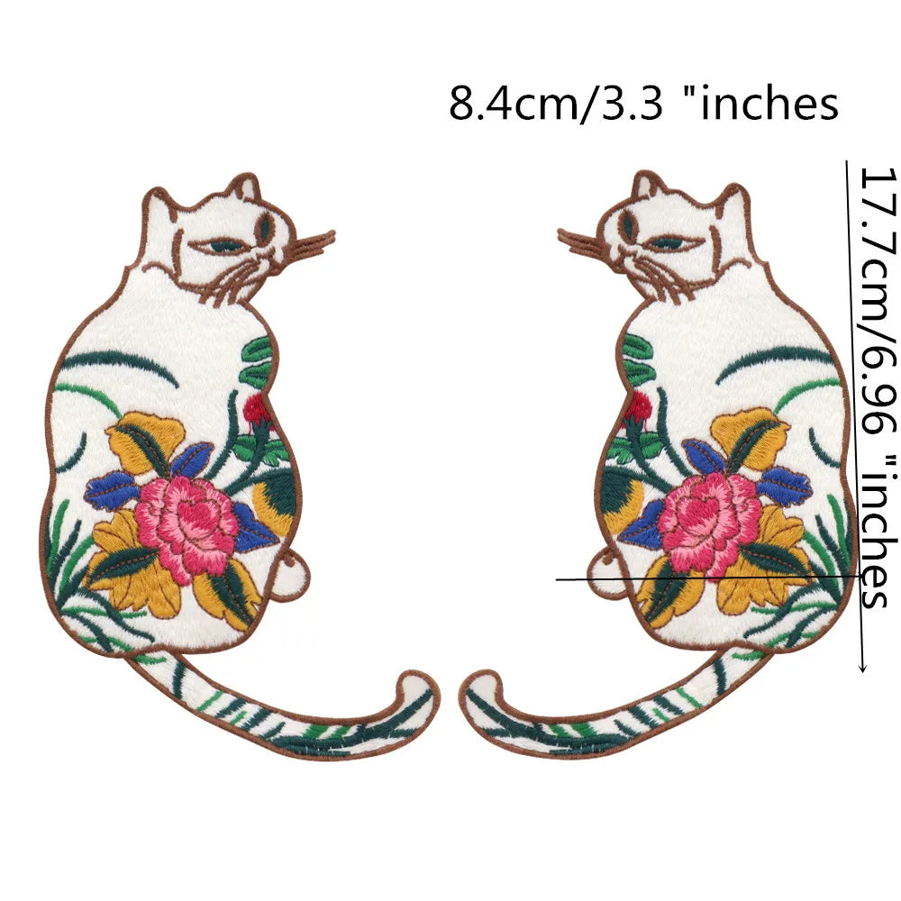 Cute Animal Embroidered Sew-On Patches