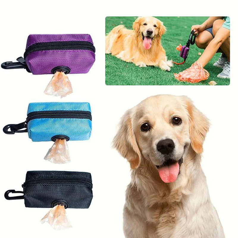 Portable Dog Poop Bag Dispenser with Hanging Clip