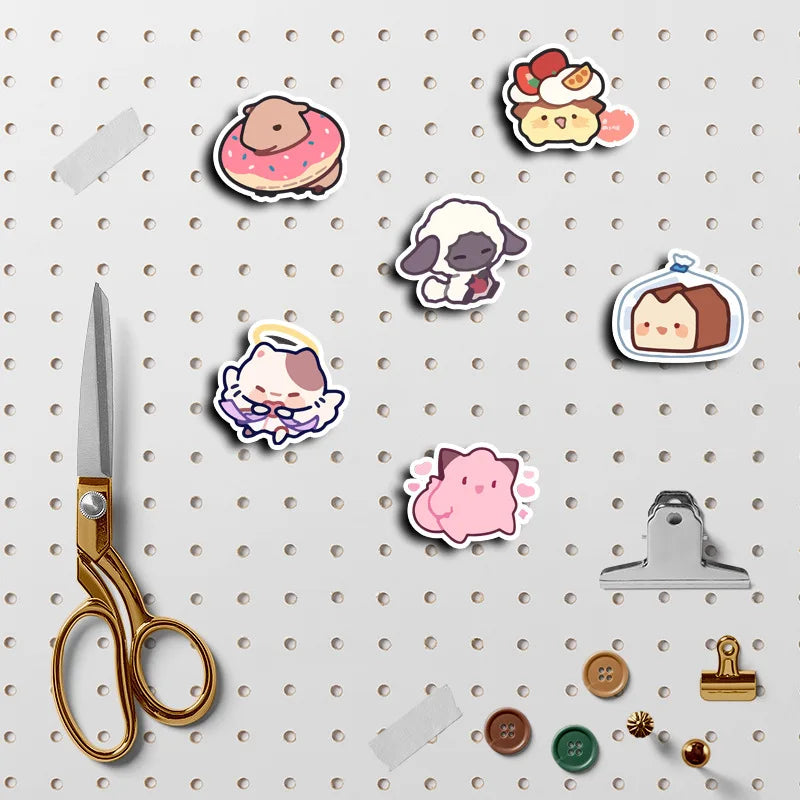 100PCS Cute Cartoon Animal Stickers – Bear & Dinosaur Graffiti Decal Set