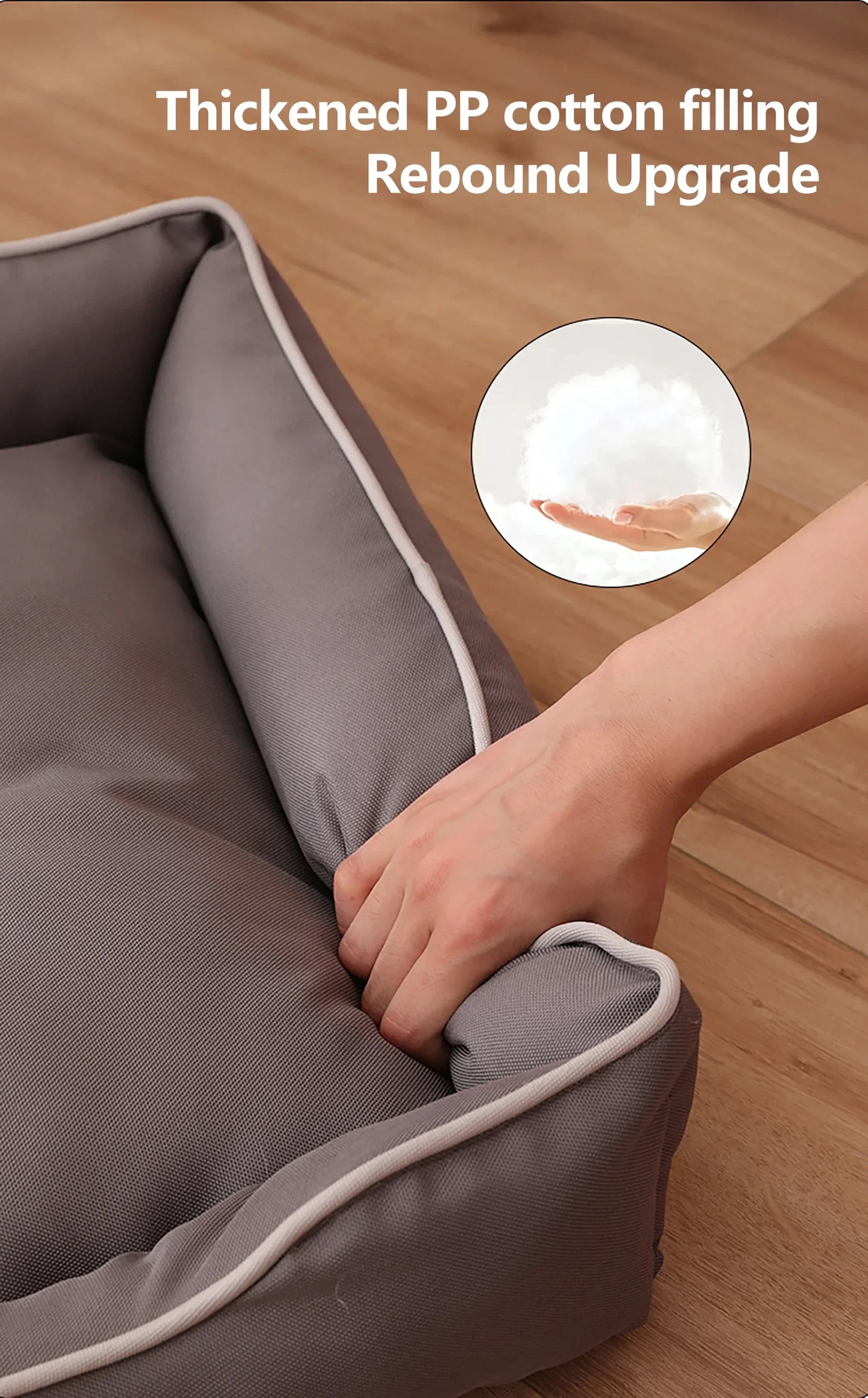 Dog & Cat Bed, Waterproof, Durable, PP Cotton