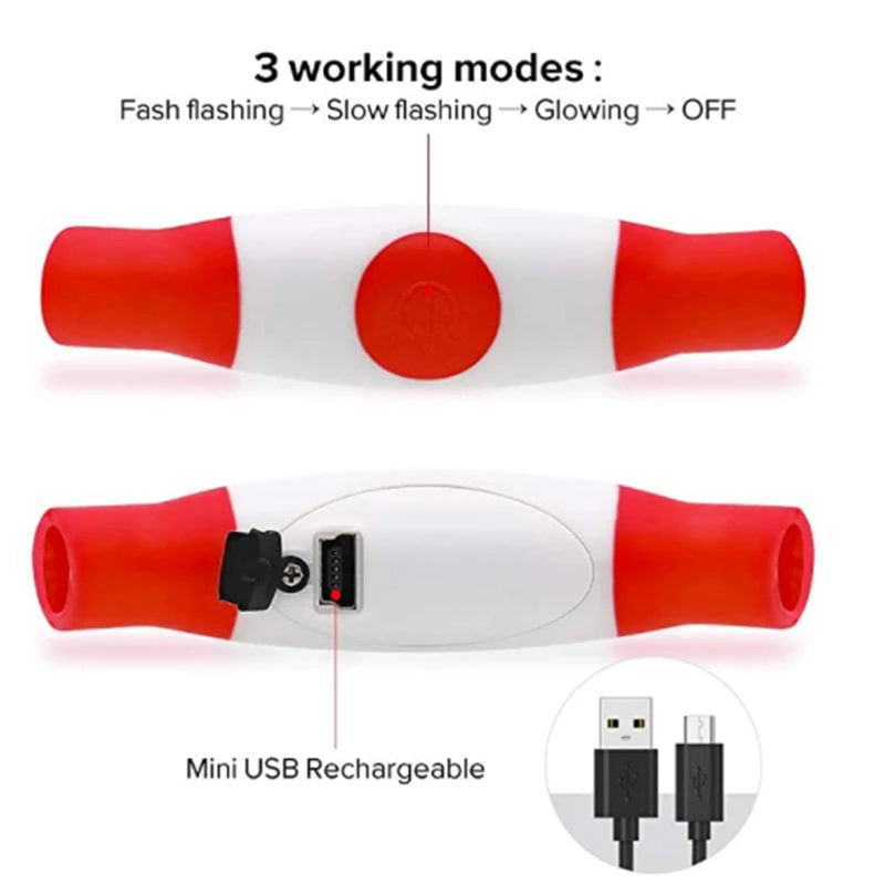 LED Luminous Dog & Cat Collar – Rechargeable Glowing Safety Collar