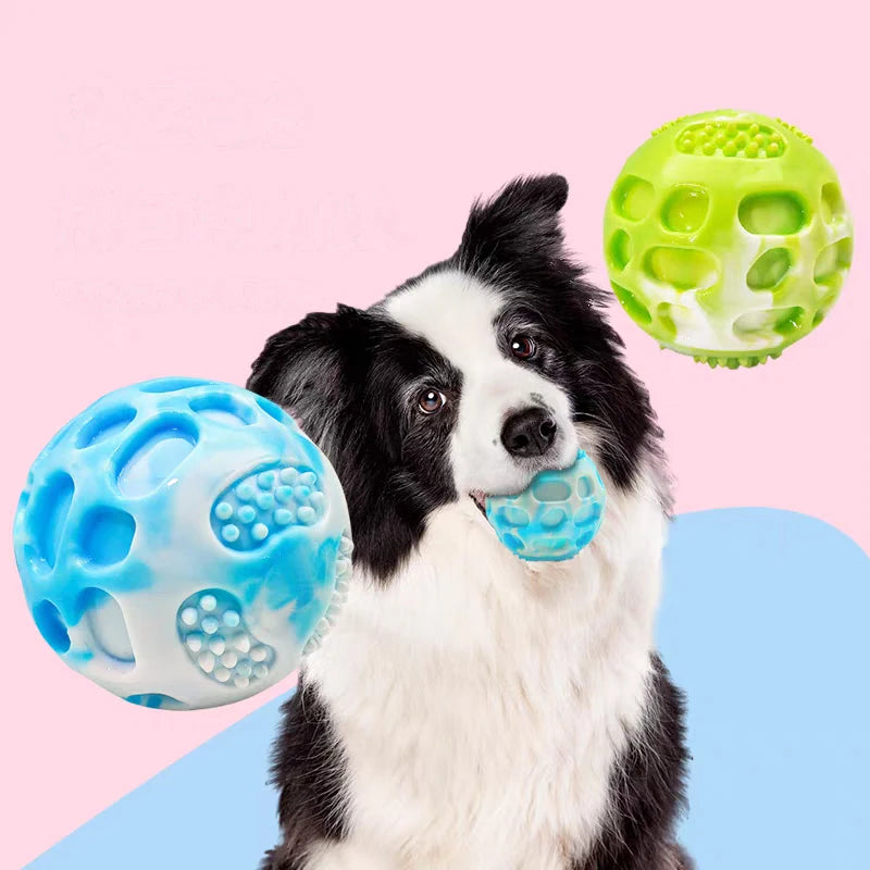 Durable Rubber Dog Ball Toy for Chewing & Training