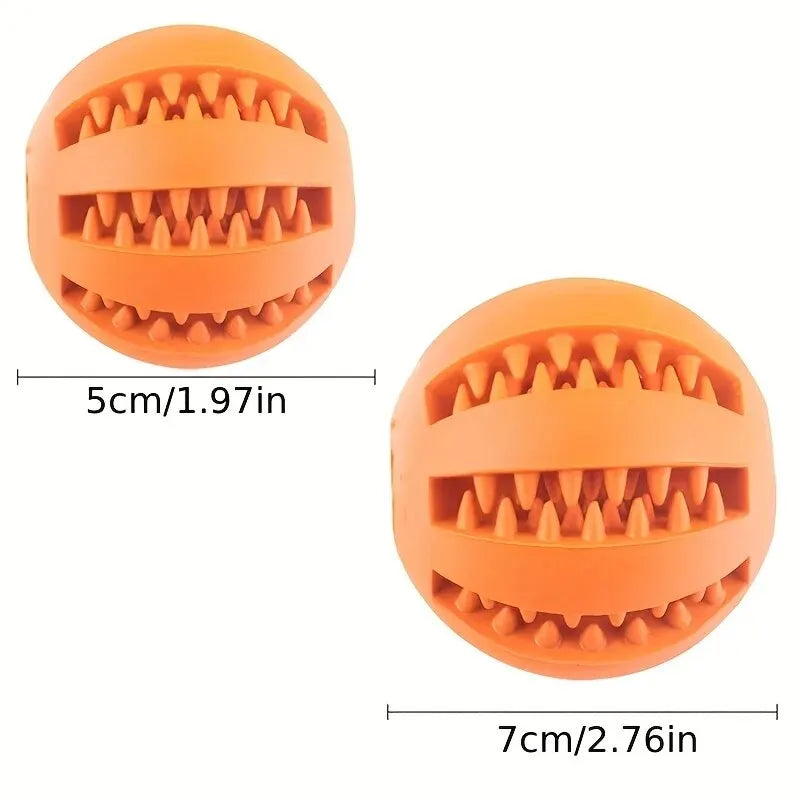 Bite-Resistant Treat Dispensing Dog Chew Ball