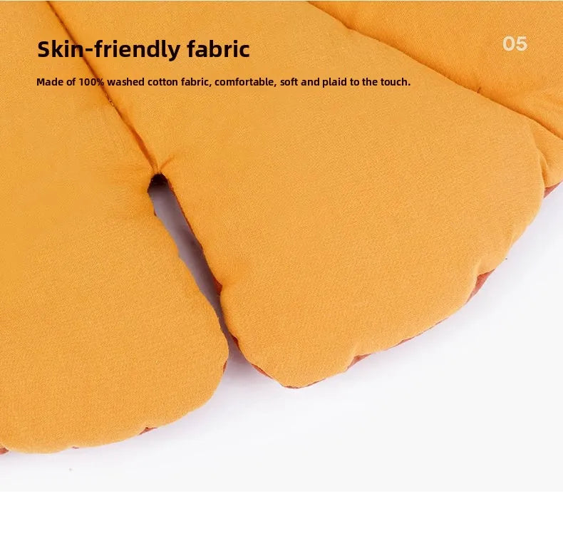 Leaf-Shaped Soft Washable Pet Bed Mat for Cats & Small Dogs