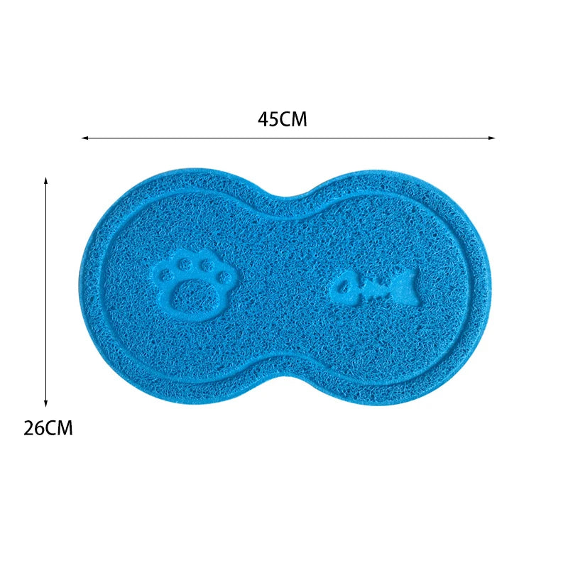 Cute Peanut-Shaped Non-Slip Pet Feeding Mat