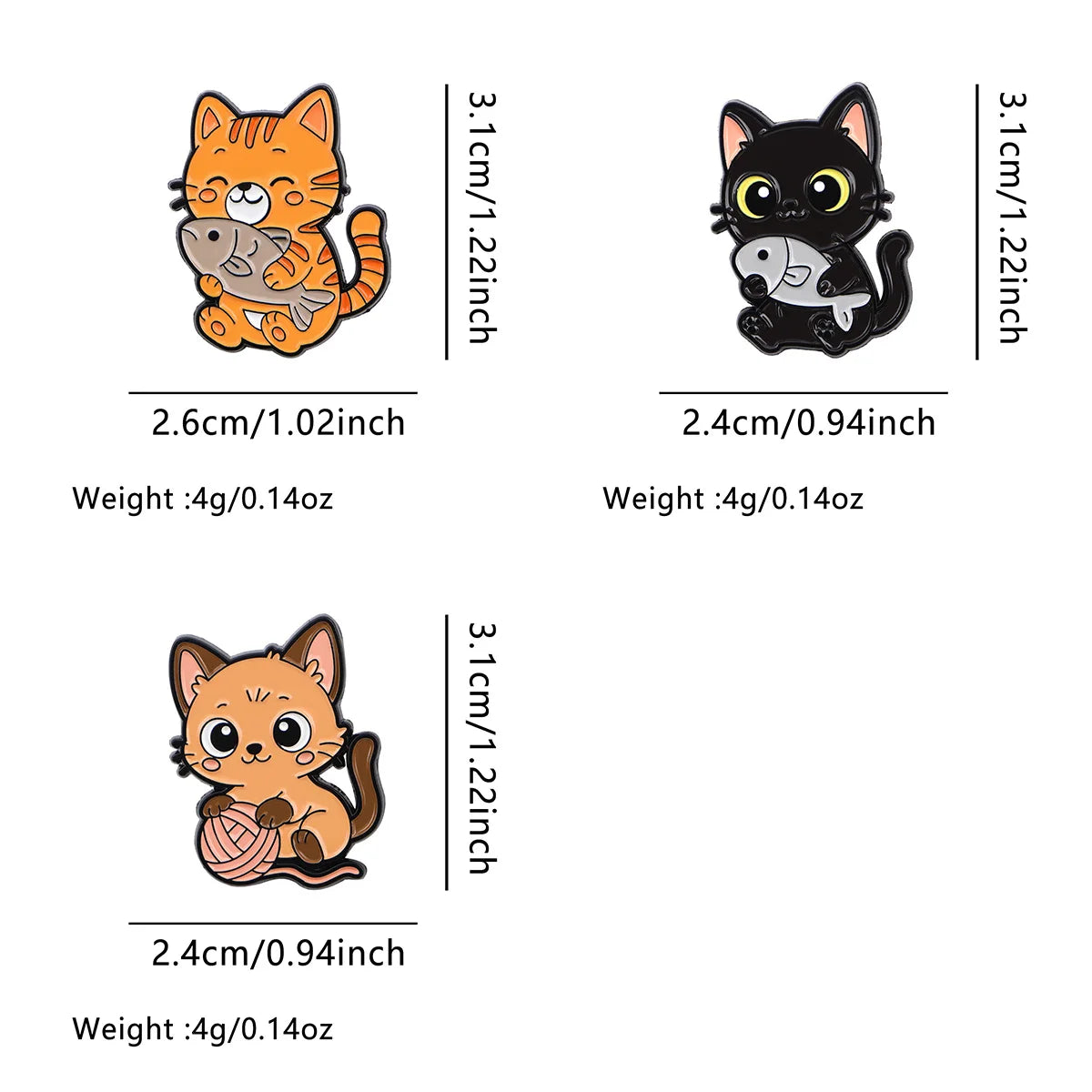 Cute Cartoon Dog Enamel Lapel Pins