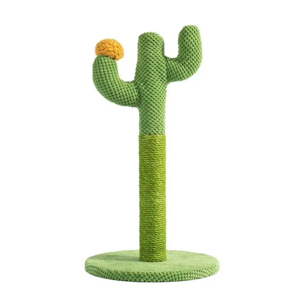 Sisal Cactus Cat Climbing Tower – Single-Layer Indoor Scratching Post
