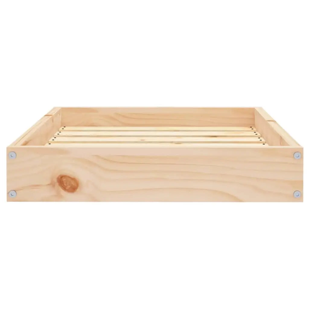 Solid Pine Wood Dog Bed Frame (24.2" x 19.3")