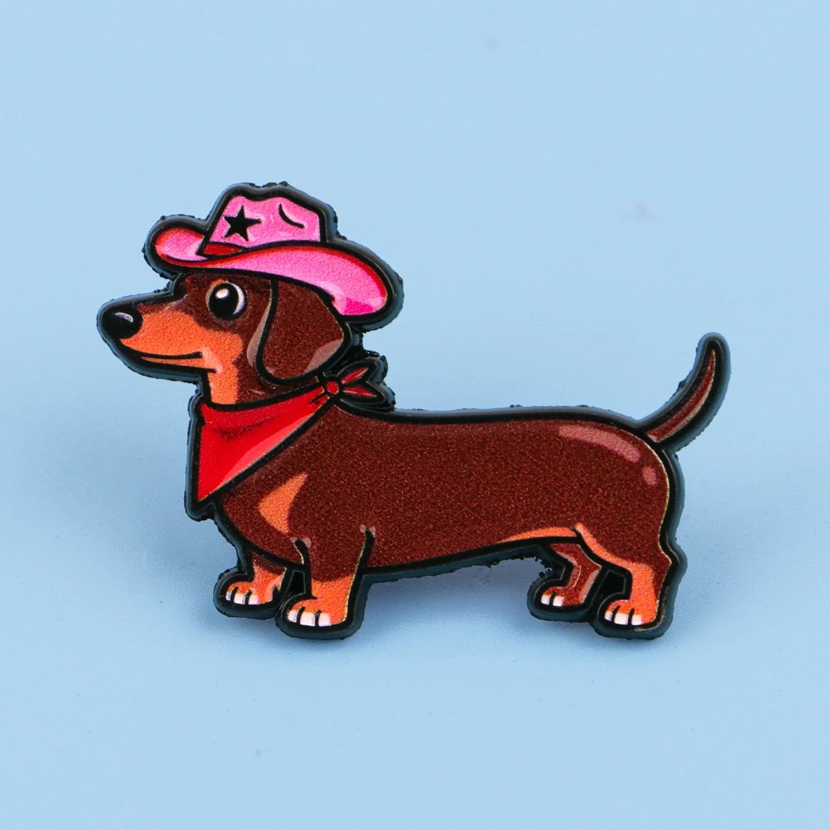 Mix 6pcs/set Dachshund Series Enamel Pin Brooches – Lapel Pins for Men & Women, Backpack, Costume Accessories, Fashion Jewelry Gifts