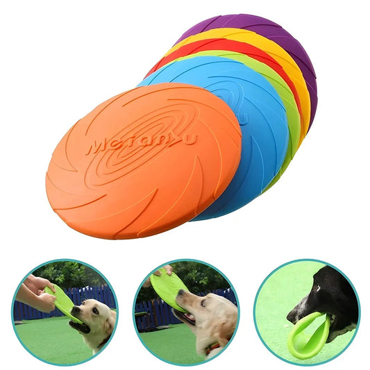Safe TPR Flying Disc Dog Toy for Outdoor Fetch