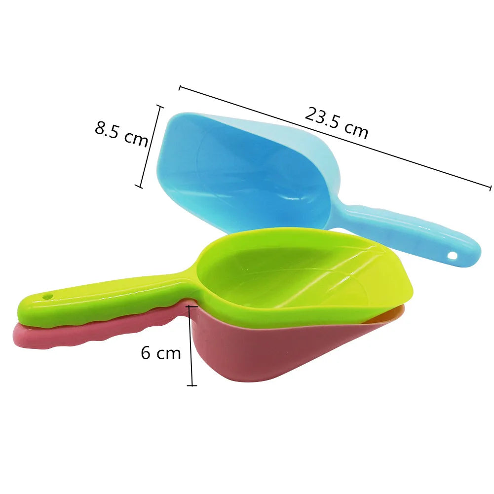 Large-Capacity Pet Feeding Scoop for Cats & Dogs – Eco-Friendly Plastic