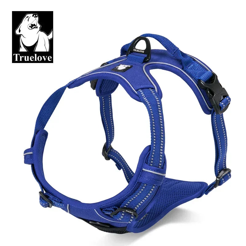 TRUELOVE No Pull Dog Harness TLH5651 – Adjustable Reflective Padded Pet Vest