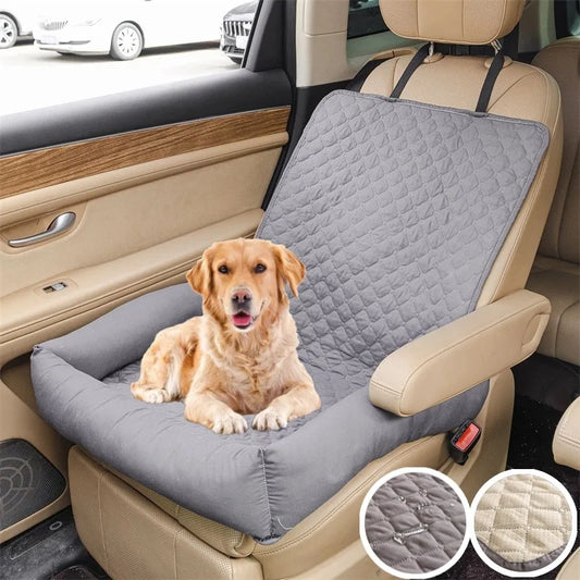 Waterproof Pet Car Seat Bed for Dogs & Cats