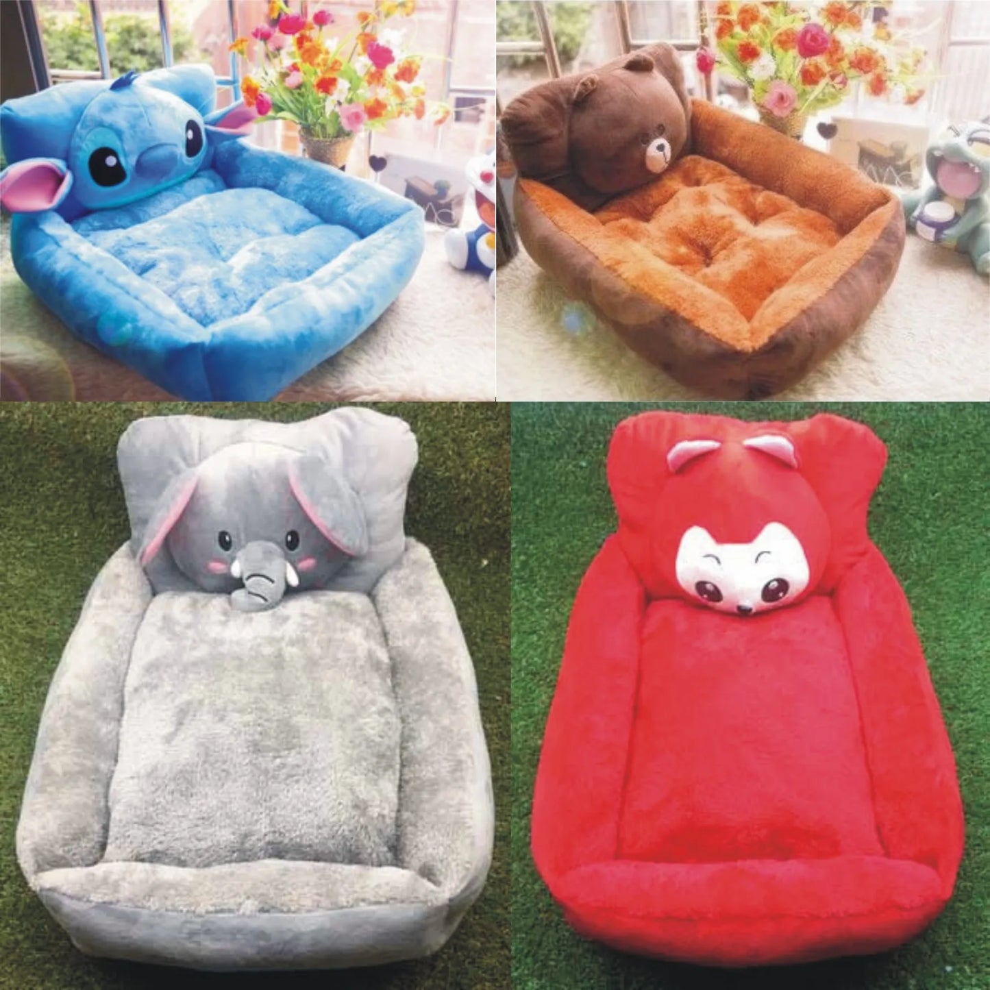 Soft Washable Cotton Pet Bed Mat for Cats & Dogs