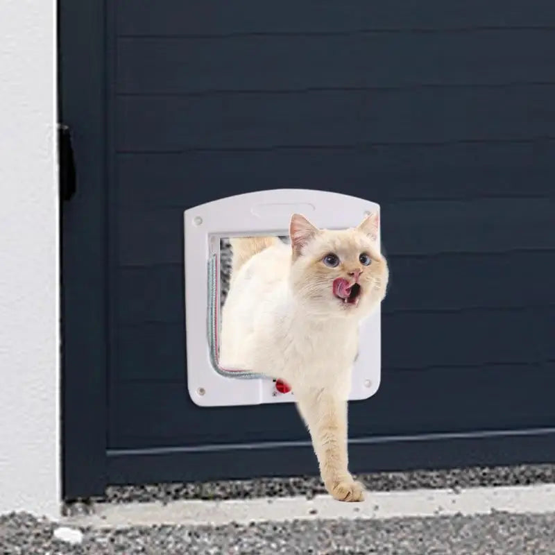 4-Way Locking Weatherproof Pet Door for Cats & Dogs