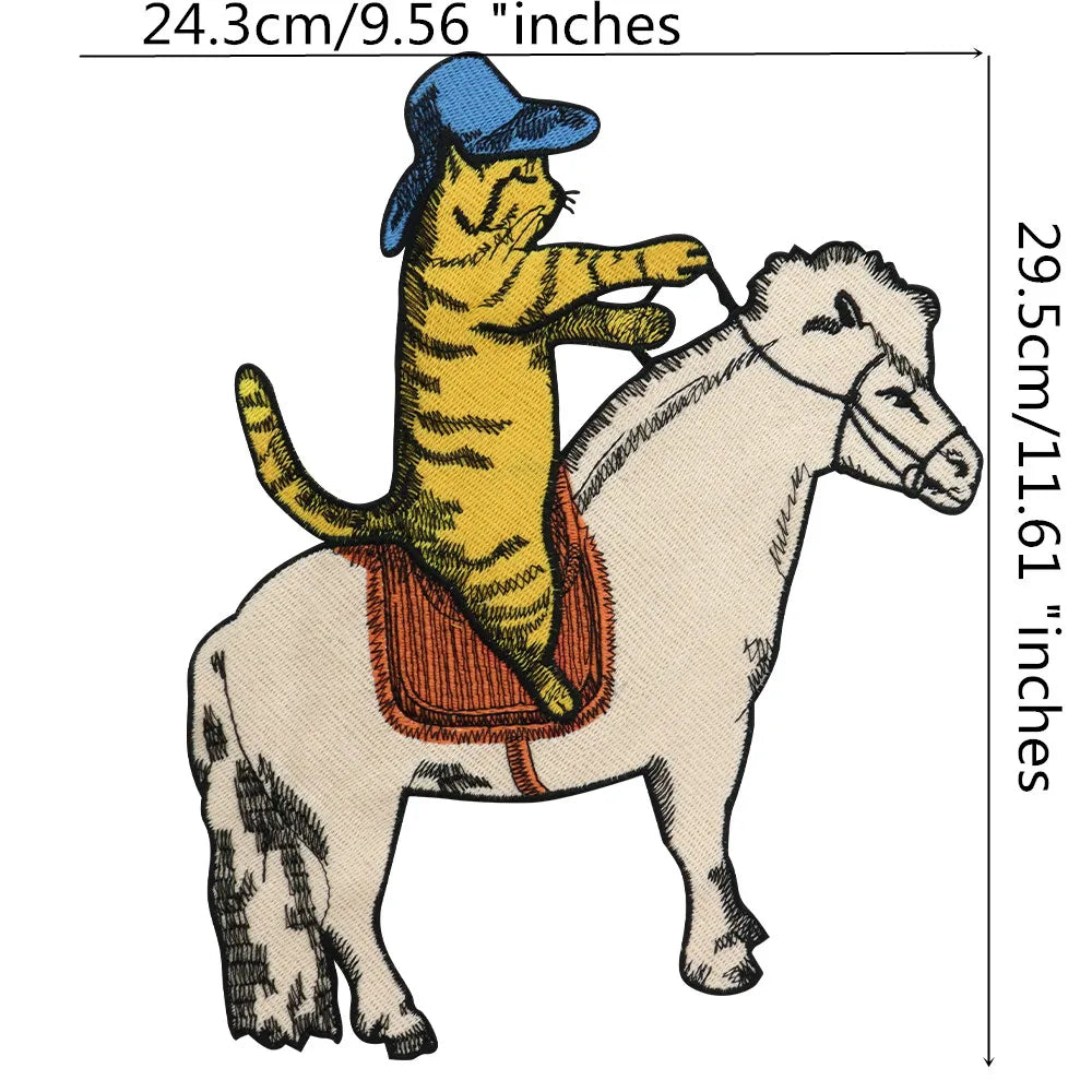 Cute Animal Embroidered Sew-On Patches