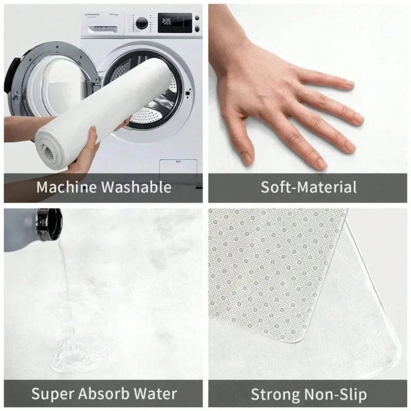 Skater Dachshund Door Mat – Cartoon Dog Anti-Slip Rug