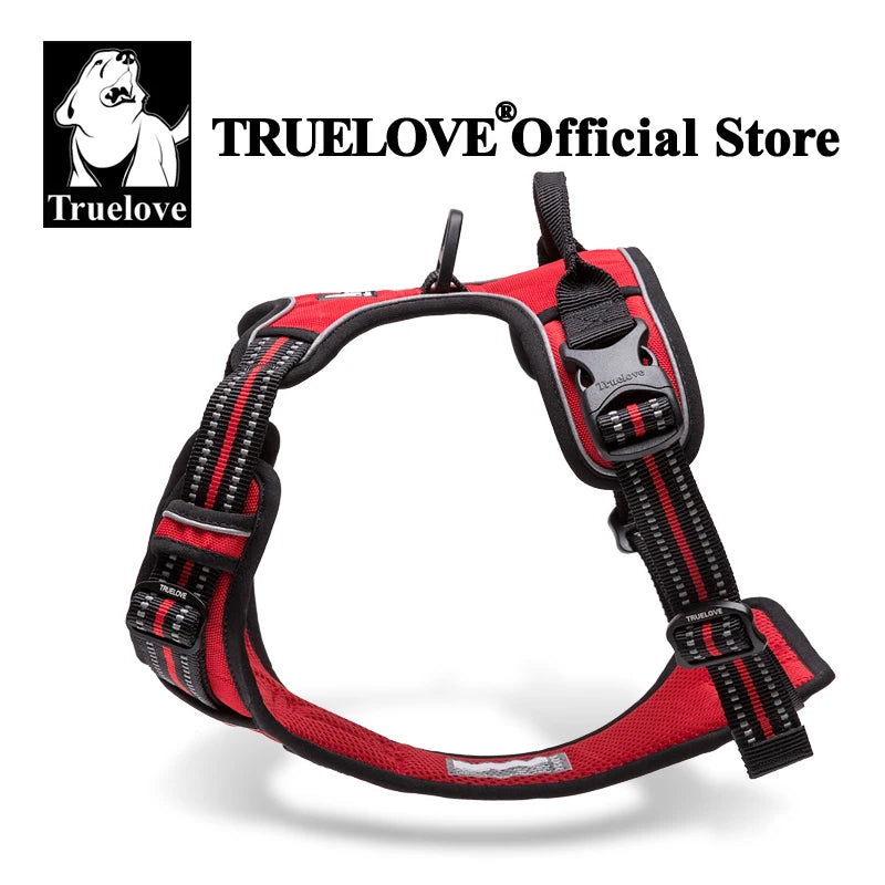 TRUELOVE No Pull Dog Harness TLH5651 – Adjustable Reflective Padded Pet Vest