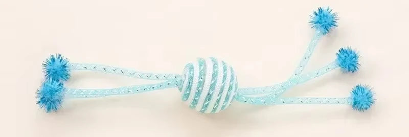 Interactive Rope Ball Cat Toy – Bite-Resistant Chew & Scratch Toy