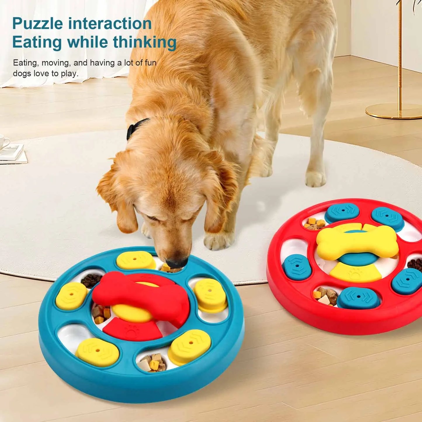 Maze Slow Feeder Pet Bowl with Non-Slip Base