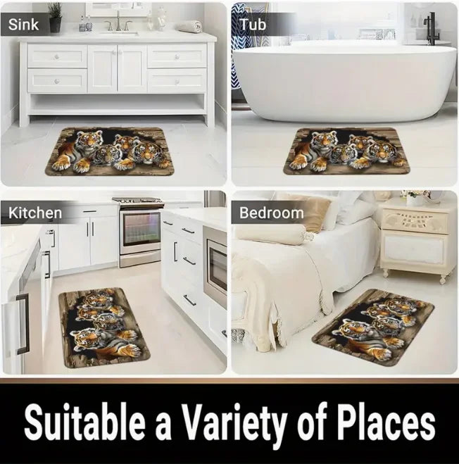 Go Away Animal Doormat – Funny Non-Slip Entrance Rug