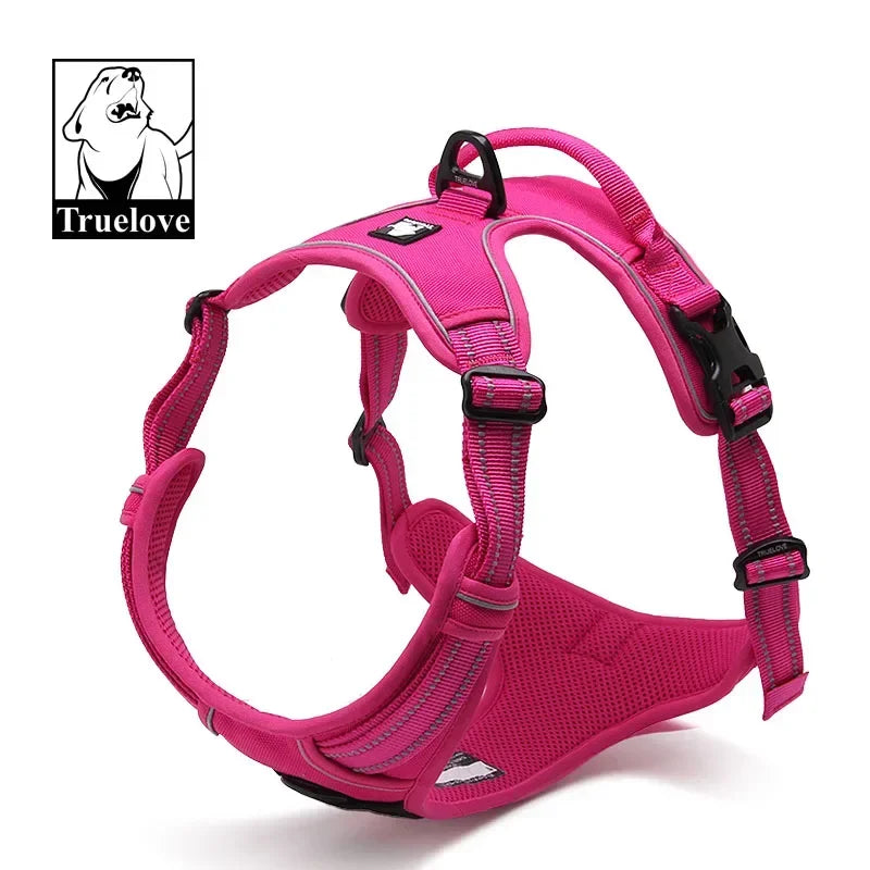 TRUELOVE No Pull Dog Harness TLH5651 – Adjustable Reflective Padded Pet Vest