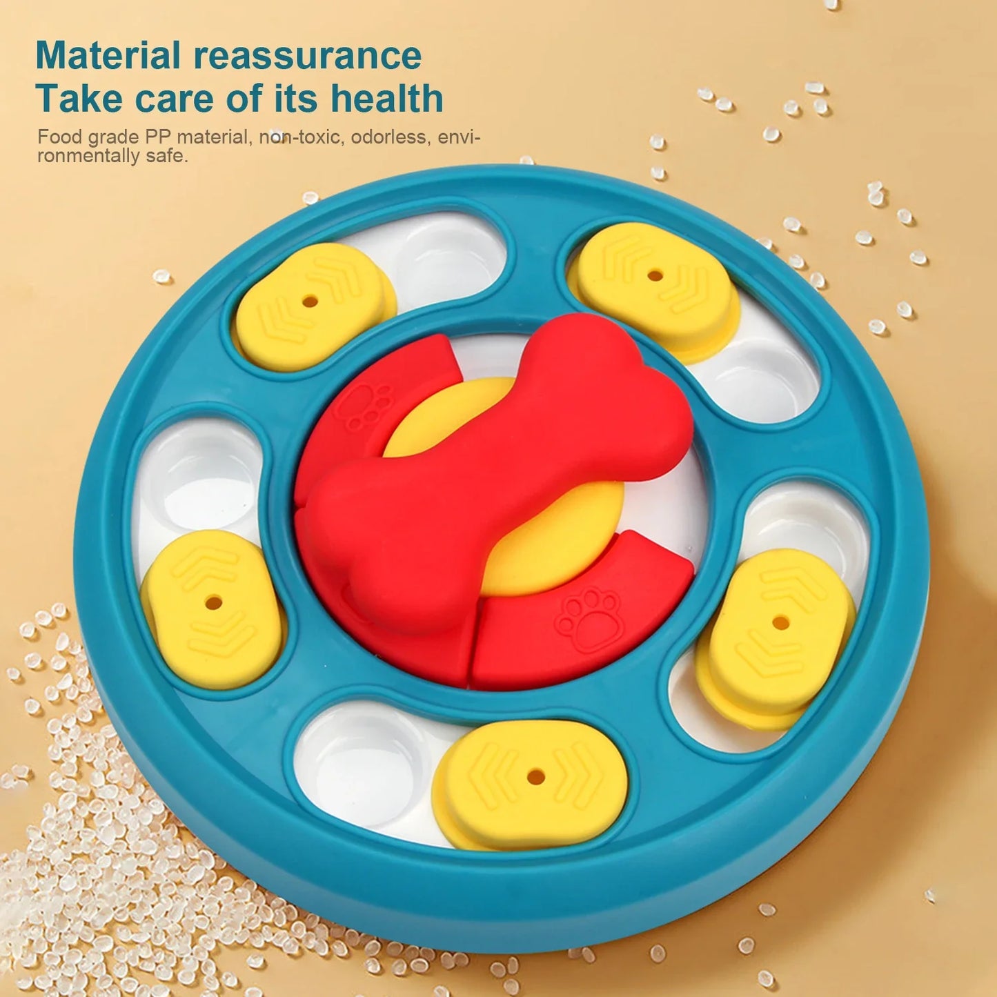 Maze Slow Feeder Pet Bowl with Non-Slip Base