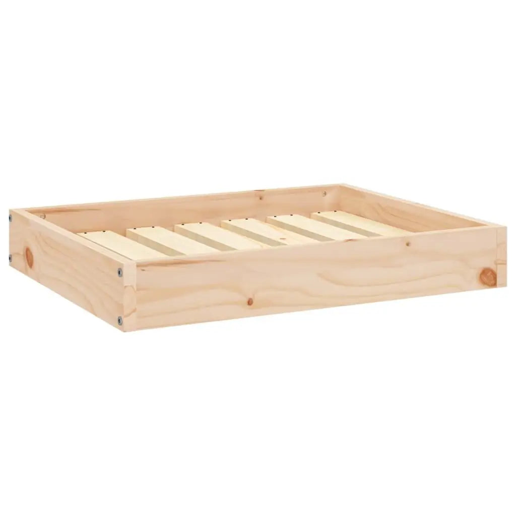 Solid Pine Wood Dog Bed Frame (24.2" x 19.3")