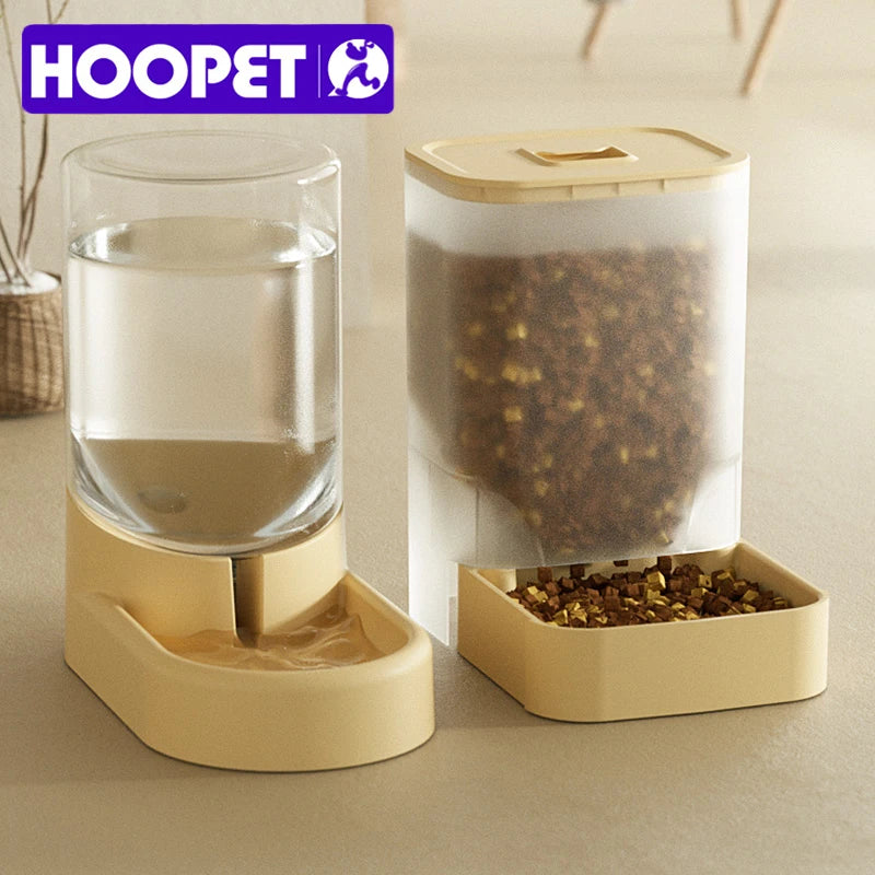 HOOPET Automatic Pet Feeder & Water Dispenser for Dogs & Cats